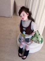 【80-130cm】ベストor半袖 Tシャツorスカート 女の子 抜け感 着せやすい カジュアル 快適 - 画像 (4)