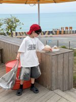 【90-160cm】半袖 Tシャツ 男の子 おしゃれ 着せやすい デイリー 通気性 トップス - 画像 (3)