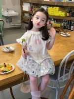 【80-130cm】半袖 Tシャツorスカート 女の子 可愛い 肌触りいい ゆったり - 画像 (4)