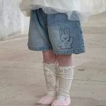 【80-130cm】半袖 Tシャツorショート パンツ 女の子 肌触り良い キュート 着せやすい - 画像 (8)