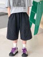 【90-160cm】ショートパンツ 男の子 無地 ウォッシュド - 画像 (4)