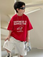 【90-160cm】半袖Ｔシャツ 男の子 英字 プリント - 画像 (4)