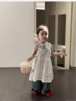 【80-130cm】ワンピースorベストorパンツ 女の子 着やすい リラックス キュート 快適