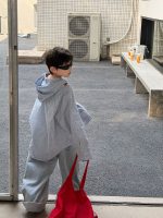 【90-160cm】シャツ 男の子 フード付き すっきり 合わせやすい 快適 トップス - 画像 (5)
