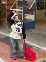 【90-160cm】長袖 Tシャツ 男の子 合わせやすい カジュアル ストレート トップス - 画像 (3)