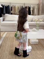 【80-130cm】ベストor半袖 Tシャツorスカート 女の子 抜け感 着せやすい カジュアル 快適 - 画像 (3)