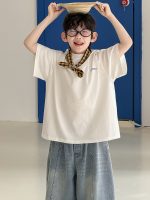 【90-160cm】半袖 Tシャツ 男の子 カジュアル プリントデザイン - 画像 (3)