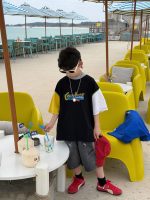 【90-160cm】半袖 Tシャツ 男の子 トレンド 軽快 ストリート 合わせやすい トップス - 画像 (3)
