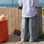 【90-160cm】ジーンズ 男の子 デイリー 合わせやすい デニム素材 こなれ感 パンツ - 画像 (4)