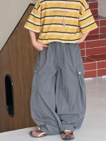 【90-160cm】パンツ 男の子 カジュアル ゆったり 涼感素材 - 画像 (4)