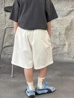 【90-160cm】ショートパンツ 男の子 無地 韓国風 - 画像 (6)