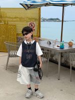 【90-160cm】半袖 Tシャツ 男の子 着せやすい 合わせやすい カジュアル デイリー トップス - 画像 (4)