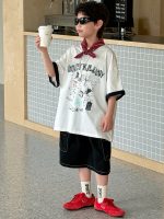 【90-160cm】半袖Ｔシャツ 男の子 レイヤード風 プリント - 画像 (3)