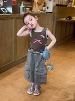 【80-130cm】ベストorパンツ 女の子 カジュアル トレンド感 着せやすい - 画像 (3)