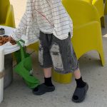 【90-160cm】ショートパンツ 男の子 デニム素材 履きやすい おしゃれ ボトムス - 画像 (4)