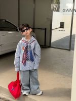 【90-160cm】シャツ 男の子 フード付き すっきり 合わせやすい 快適 トップス - 画像 (6)