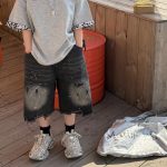 【90-160cm】ショートパンツ 男の子 デニム素材 おしゃれ 履きやすい ボトムス - 画像 (3)