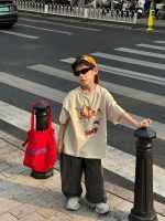 【90-160cm】半袖 Tシャツ 男の子 カジュアル ゆったり 快適 トップス - 画像 (5)