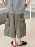 【90-160cm】ショートパンツ 男の子 韓国風 カーゴパンツ - 画像 (5)