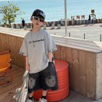【90-160cm】ショートパンツ 男の子 デニム素材 おしゃれ 履きやすい ボトムス - 画像 (5)
