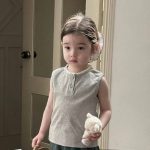 【80-130cm】ワンピースorベストorパンツ 女の子 着やすい リラックス キュート 快適 - 画像 (8)