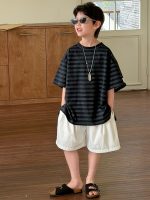 【90-160cm】半袖Ｔシャツ 男の子 ボーダー柄 通園・お出かけに - 画像 (4)