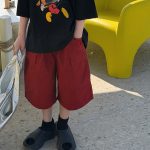 【90-160cm】ショートパンツ 男の子 合わせやすい ストリート 今っぽい ボトムス - 画像 (4)