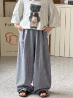【90-160cm】パンツ ボトムス 男の子 ストライプ 合わせやすい - 画像 (2)