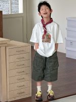 【90-160cm】半袖Ｔシャツ 男の子 プリント ストリート - 画像 (4)