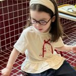 【80-130cm】半袖 Tシャツorパンツ 女の子 トレンド感 着せやすい すっきり 着せやすい - 画像 (5)