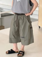 【90-160cm】ショートパンツ 男の子 韓国風 カーゴパンツ - 画像 (4)