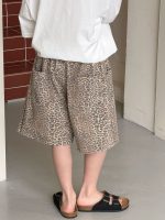 【90-160cm】ショートパンツ 男の子 レオパード ゆったり - 画像 (4)