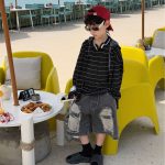 【90-160cm】ショートパンツ 男の子 デニム素材 履きやすい おしゃれ ボトムス - 画像 (6)