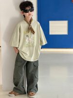 【90-160cm】半袖 Ｔシャツ 男の子 馬柄 カジュアル 通学・お出かけに - 画像 (3)