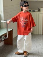 【90-160cm】半袖Ｔシャツ 男の子 動物柄 プリント 着せやすい