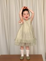 【90-140cm】ワンピース 女の子 ノースリーブ プリンセス - 画像 (2)