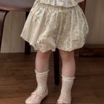 【80-110cm】トップスorショートパンツ 女の子 ふんわり 可愛さ満点 着せやすい ラフ - 画像 (7)