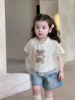 【80-130cm】半袖 Tシャツorショート パンツ 女の子 肌触り良い キュート 着せやすい - 画像 (5)