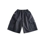 【90-150cm】カーゴショートパンツ 男の子 ウォッシュ加工 ポケット付き カジュアル 子供服 - 画像 (9)
