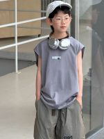 【90-160cm】ベスト 男の子 襟元バイカラー 合わせやすい - 画像 (5)