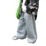 【90-160cm】パンツ 男の子 デニム素材 リラックス 履きやすい クール ボトムス - 画像 (6)