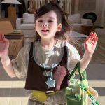 【80-130cm】ベストor半袖 Tシャツorスカート 女の子 抜け感 着せやすい カジュアル 快適 - 画像 (5)