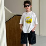 【90-160cm】半袖 Tシャツ 男の子 ストリート風 ポップデザイン - 画像 (6)