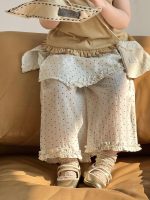 【90-140cm】ベスト or パンツ 女の子 ドット柄 フリル - 画像 (6)