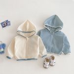 【73-120cm】アウター フード付き 無地 シンプル - 画像 (15)