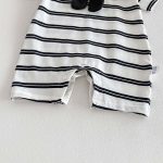 【66-90cm】オールインワン パンダ ボーダー 可愛い ベビー服 - 画像 (10)