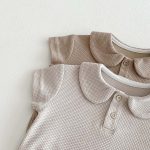 【66-90cm】ロンパース ワッフル 無地 シンプル 肌に優しい - 画像 (17)