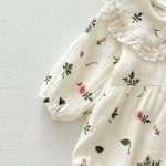 【66-90cm】ロンパース プリンセス 小花 可愛い ベビー服 - 画像 (9)