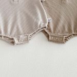 【66-90cm】ロンパース ワッフル 無地 シンプル 肌に優しい - 画像 (19)