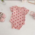 【66-90cm】ロンパース 蝶結び リブ 可愛い 肌触り良い 赤ちゃん - 画像 (17)